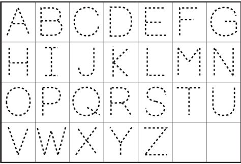 Alphabet tracing worksheets for kids. Alphabet Letter Tracing Printables | Activity Shelter