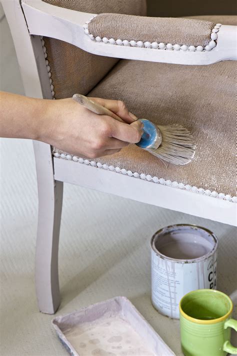 Diy Painting Project Painting Upholstery And Dyeing Fabric With Chalk