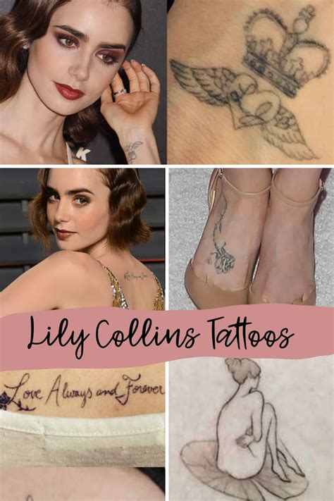 Does Lily Collins Have A Tattoo The Meanings Tattooglee White Tattoos New Tattoos Cool