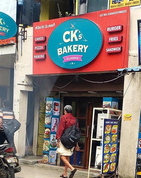 Menu At Ck S Bakery Nungambakkam Chennai