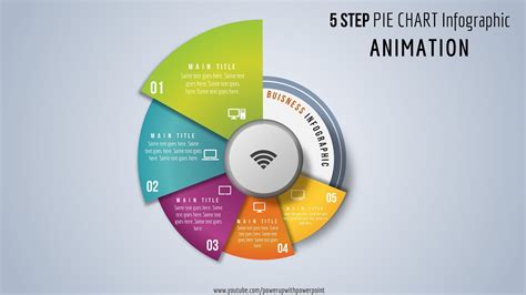 45create 5 Step Pie Chart Infographic Animationpowerpoint Animations