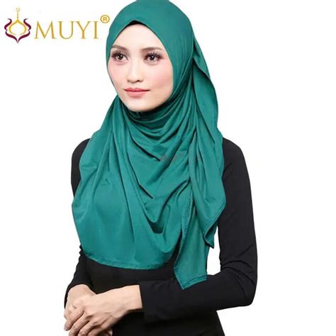 Women Hijabs Jersey Hijab Muslim Hijab Shawl Wrap Scarf Fashion