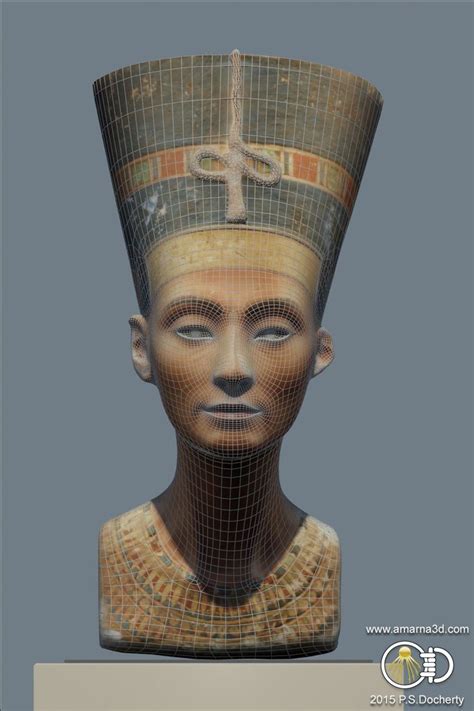an accurate digital 3d reconstruction of the bust of nefertiti held in the museum of berlin