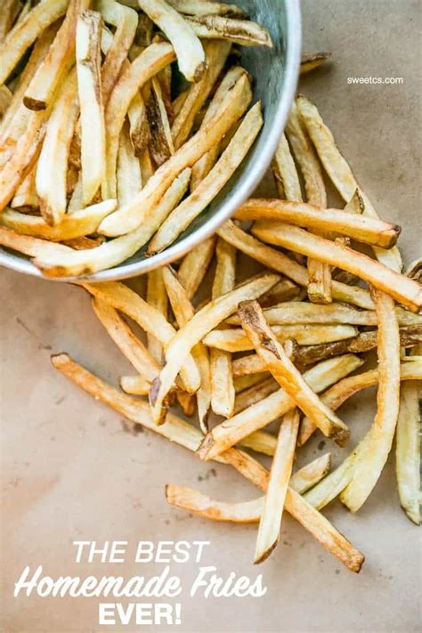 The Best Homemade French Fries Flash Fry Method Sweet Cs Designs