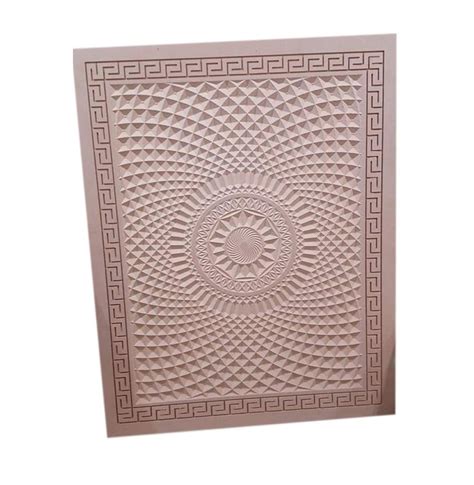 Rectangular Decorative Mdf 3d Wall Panel For Residential And