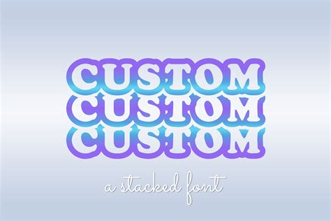 Custom Font By Wadlen Creative Fabrica