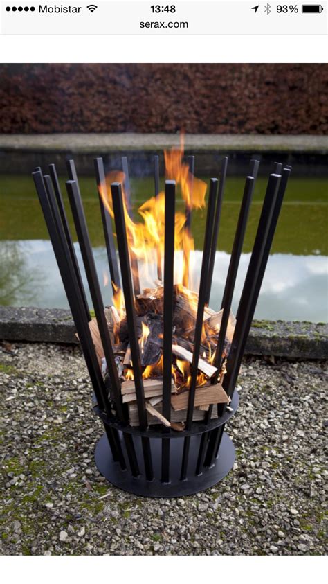 Pin By Jacky Alloul On Out Fireplaces Metal Fire Pit