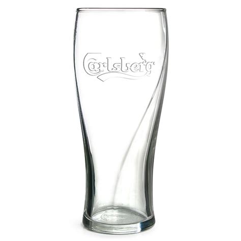 carlsberg wave pint glasses ce 20oz 568ml drinkstuff