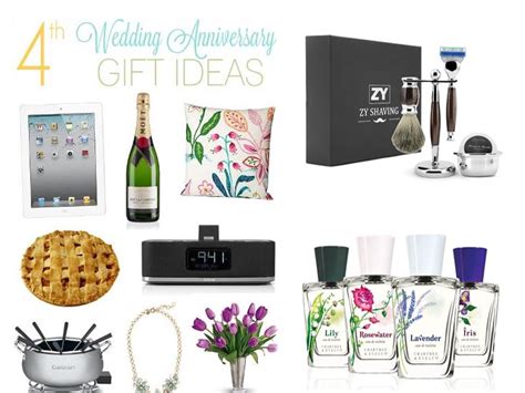 Whether you're looking for 4th wedding anniversary gifts for him or 4th anniversary gift ideas for her, check out the suggestions below! 40+ Gifts for 4th Anniversary: Traditional and Modern Ideas