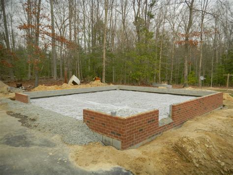 28 X 28 Garage Foundation In Chesterfield Co Is Ready For Slab To Be