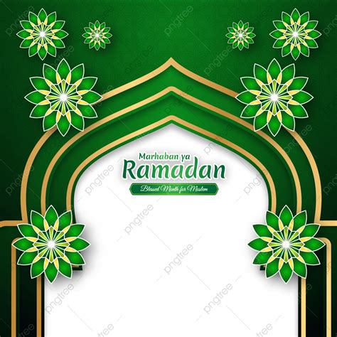 Gambar Desain Spanduk Ramadhan Islamic Ramadan Spanduk Lebaran Png