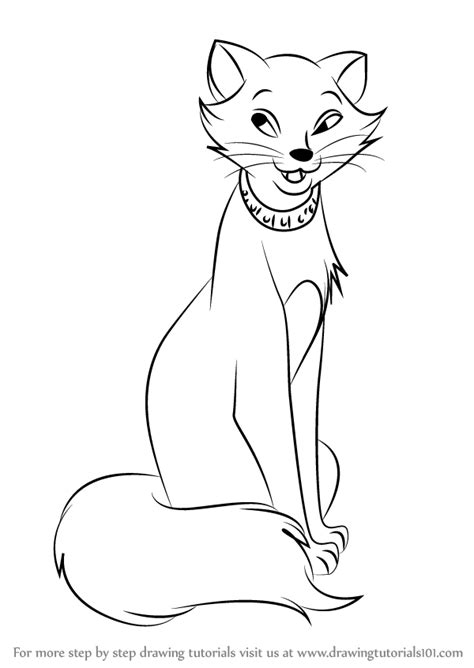The Aristocats Coloring Pages Duchess Coloring Pages