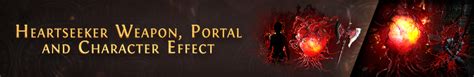2020 Heartseeker Weapon Portal And Character Effect Path Of Exile