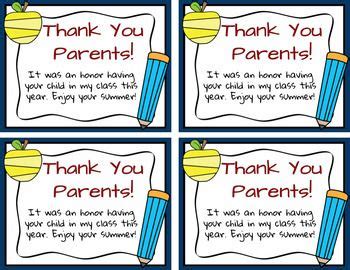 Check spelling or type a new query. End of Year FREEBIE - Thank You Note to Parents | Notes to ...