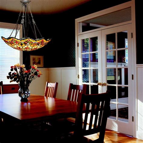 8 chandelier lights facing up and one light facing down, 24 inches w x 15 inches this stained glass tiffany lamp is an incredibly high quality lighting fixture. Stained Glass Dining Room Light Fixtures - Best Cheap ...