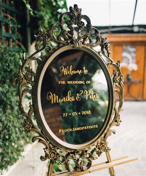 Custom Wedding Welcome Decal Personalize Couple Name Date Etsy Canada