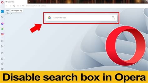 How To Remove Search Box From Opera Browser On Desktop Laptop Computer Smart Enough Youtube