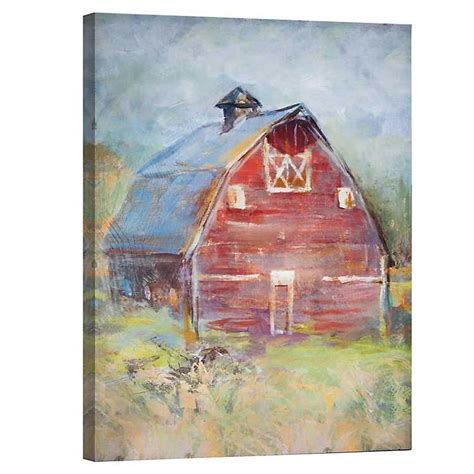 Rustic Red Barn Canvas Art Print From Kirklands Canvas Art Prints