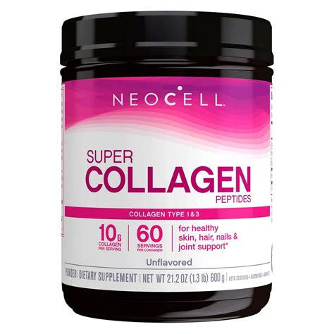 Neocell Super Collagen Peptides Unflavored Powder Collagen Type 1 And 3