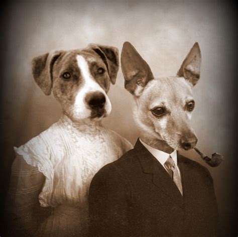 Digital Download Only Custom Vintage Pet Portraits Two Pets Etsy