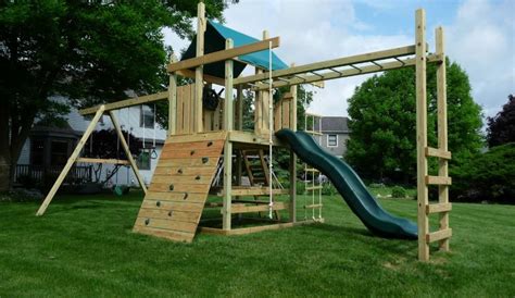 Ohio Playset I Like How The Monkey Bars And The Slide Are Configured