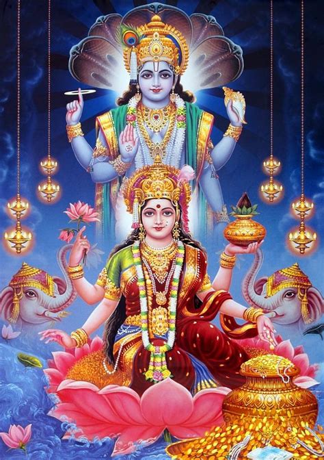 134 Best Vishnu Lakshmi Images On Pinterest Hindu Deities Indian