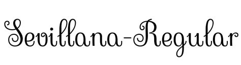 Limon is free for personal use only. Sevillana Font - FFonts.net