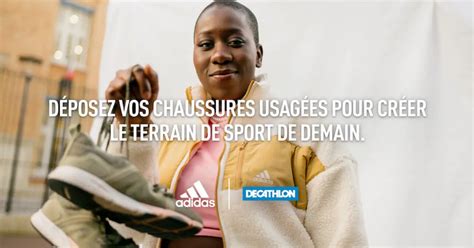 Decathlon Et Adidas Collectent Des Baskets Pour Cr Er Un Terrain De Sport