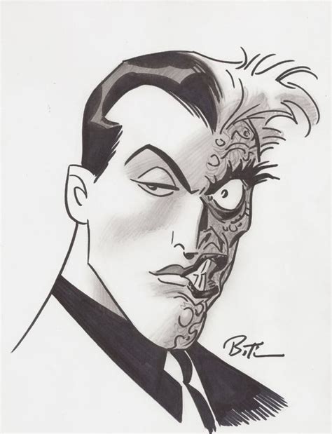 2,000+ vectors, stock photos & psd files. Two-Face - Bruce Timm | Sketches, Bruce timm, Comic art