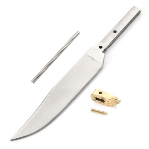 Clip Point Scout Hidden Tang Diy Knife Kit Blade Guard
