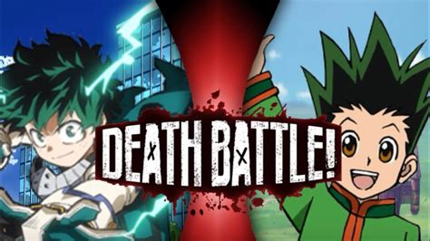 Fan Made Death Battle Trailerdeku Vs Gonmy Hero Academia Vs Hunter X