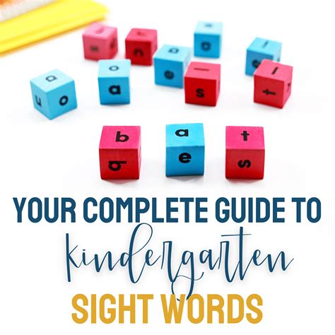 Your Complete Guide To Kindergarten Sight Words Happy Teacher Mama