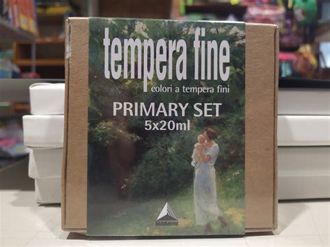 Maimeri Tempera Fine Primary Set 5 Colori Primari Paperbook