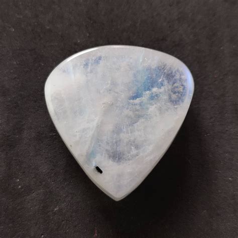 34cts Heart Shape Rainbow Moonstone Cabochonblue Flashy Etsy