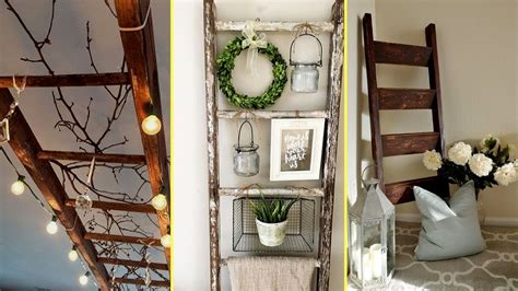 Diy Farmhouse Style Rustic Ladder Decor Ideas 2017 Home Decor And