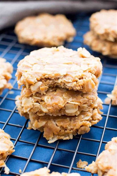 When you think about mixing chocolate and oatmeal together, doesn't your mouth water? 15+ Healthy No Bake Peanut Butter Cookies | Vegan peanut ...