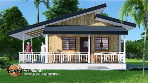Modern Native Farm House Design Bahay Kubo 6x7m 42 Sqm 2