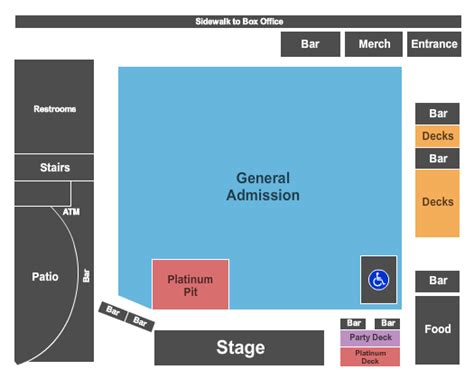 Stir Cove At Harrahs General Admission Seating Chart Cheapo Ticketing