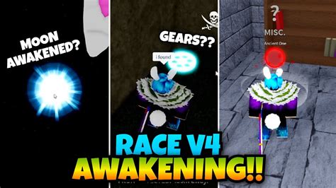 Guide How To Get Race V4 Awakening 1st Gear And Pull The Lever