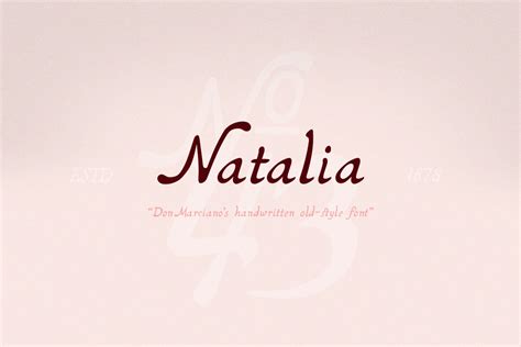 Natalia Handwritten Font Free Download Creativetacos
