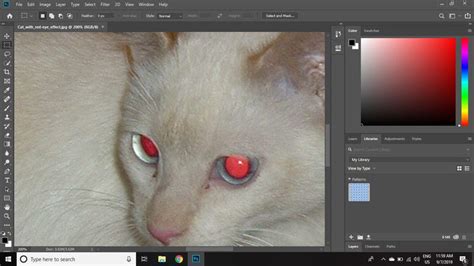 Remove Red Eye Manually In Photoshop