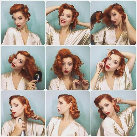 Pin By Drea On Vintage Style 1940s Hairstyles For Long Hair 1940s Hairstyles Vintage