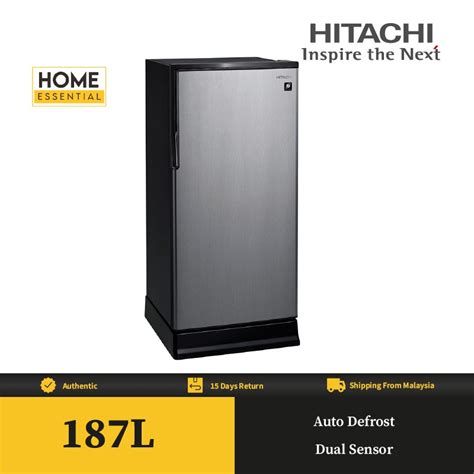 At hitachi, the key focus of our social innovation is to create forward thinking solutions that enable you to enhance and upgrade your lifestyle. Hitachi Refrigerator i-Frost Single Door (187L) R-200EM7 ...