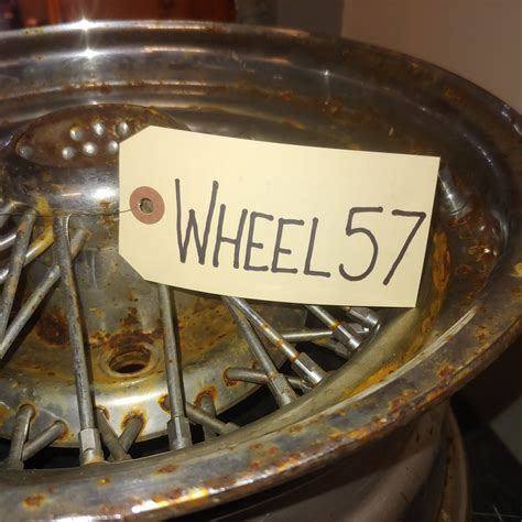 Vintage Appliance 14 Inch Wire Wheels 14x7 Chrome Oem For Sale
