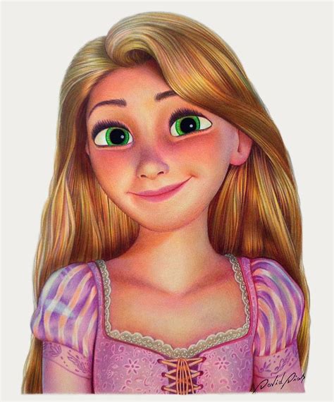Disney Fanart Rapunzel Drawing With Pencils By Erika Vrogue Co