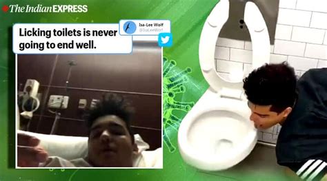 Influencer Who Licked Toilet Bowl Claims He Has Tested Positive For