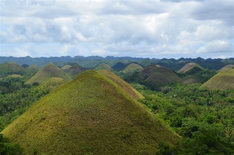 Chocolate Hills Natural Monument Hill In Bohol