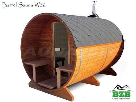 Barrel Sauna Kit W26 Bzb Cabins And Outdoors