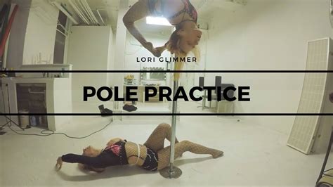 Pole Dancing Glimmer Dance Practice On Stripper Pole YouTube