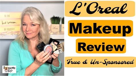 Beauty Makeup Review For L Oreal For Face Eyes Lips Brows Unsponsored Mature Women Over 50